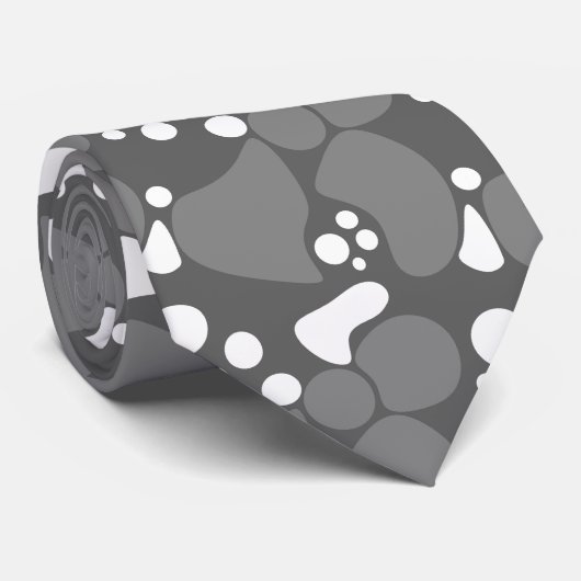 Cravate Points abstraits sans couture taches cercles moder (Roulé)