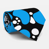 Cravate Points abstraits sans couture taches cercles moder (Roulé)