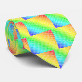 Cravate Points arc-en-ciel (Roulé)