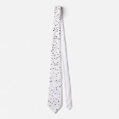 Cravate Points blancs et noirs (Devant)