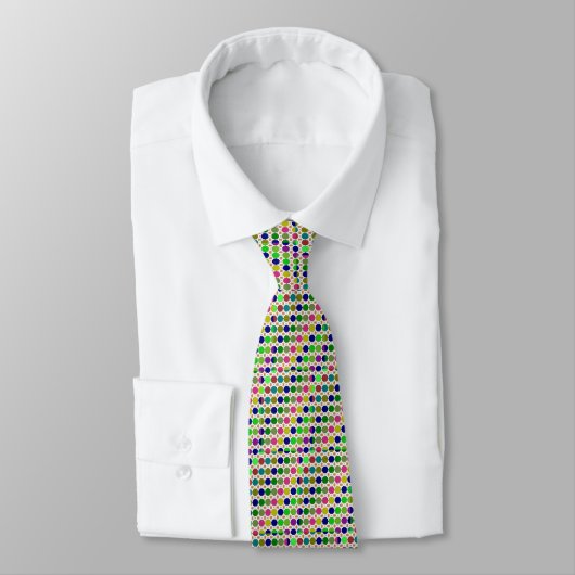 Cravate points colorés (Attaché)