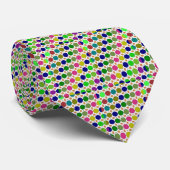 Cravate points colorés (Roulé)