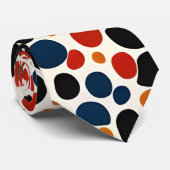 Cravate Points colorés (Roulé)