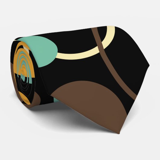 Cravate Points et cercles 02 (Roulé)