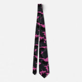 Cravate Points forts roses Camo (Dos)