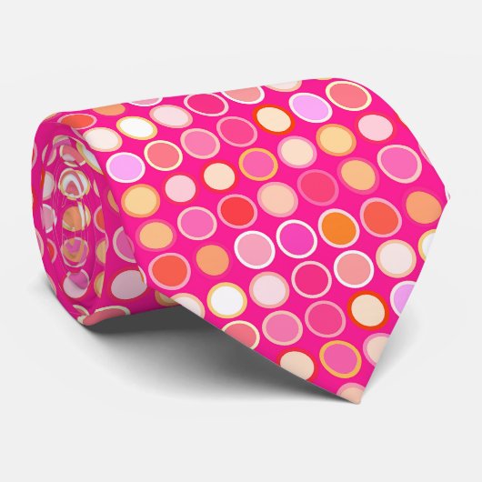 Cravate Points modernes de la moitié du siècle - (Roulé)