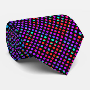 Cravate Points multicolores de fractale