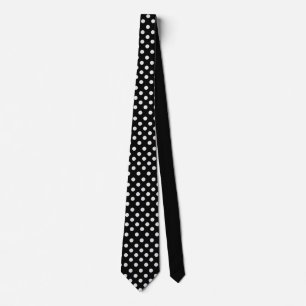 Cravate Points noirs et blancs