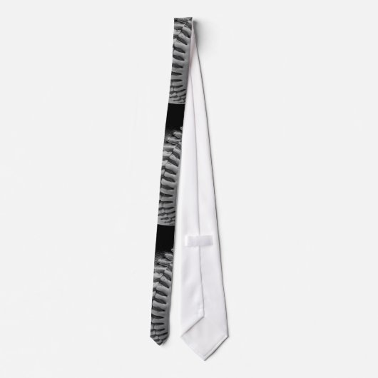 Cravate Points noirs et blancs de base-ball (Dos)