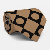 Cravate Points rétro noirs (Roulé)