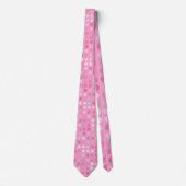 Cravate points roses et blancs (Devant)