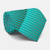 Cravate Points satinés - gris turquoise et étain (Roulé)