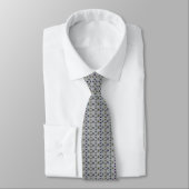 Cravate Points W (gris) (Attaché)