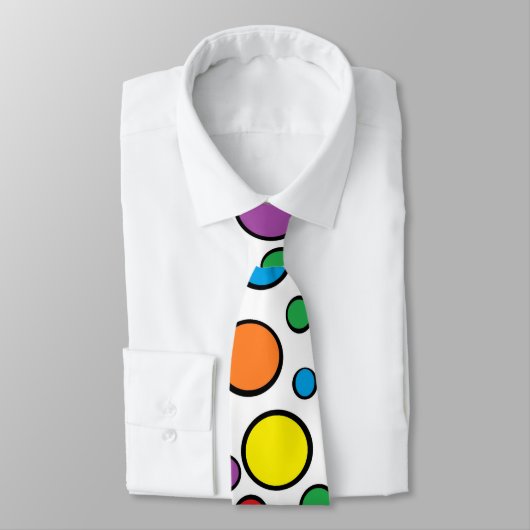 Cravate Pois coloré (Attaché)