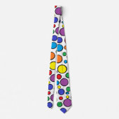Cravate Pois coloré (Dos)