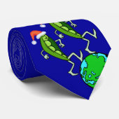 Cravate Pois de vacances sur Terre (Roulé)