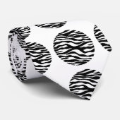 Cravate Pois d'impression Zebra (Roulé)