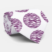 Cravate Pois d'impression Zebra (Roulé)