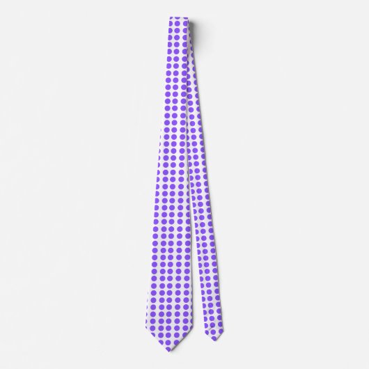 Cravate Pois pourpre (Devant)