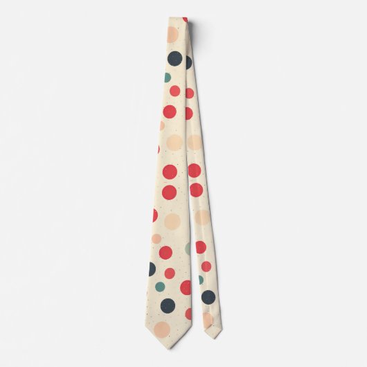 Cravate Pois rétro (Devant)