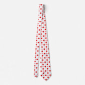 Cravate Pois rouges, Motif à points polka, points, pointil (Dos)