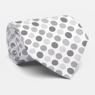 Cravate Pois, toutes les nuances de gris