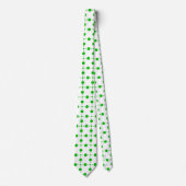 Cravate Pois verts, Motif à points Polka, points, pointill (Devant)