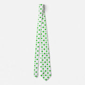 Cravate Pois verts, Motif à points Polka, points, pointill (Dos)