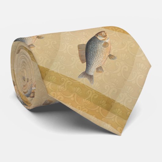 Cravate Poisson+artisanat+design+pêche+Cravate de poisson (Roulé)