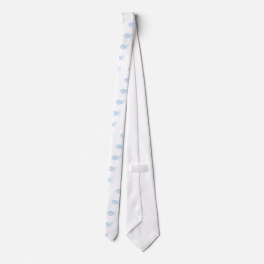 Cravate Poisson bleu par Wendy C. Allen (Dos)