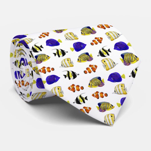 Cravate Poisson coloré (Roulé)