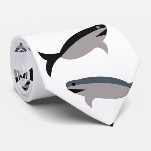 Cravate Poisson de requin (Roulé)