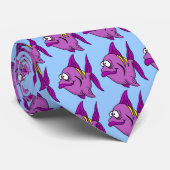 Cravate Poisson pourpre (Roulé)