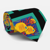 Cravate Poisson tropical (Roulé)