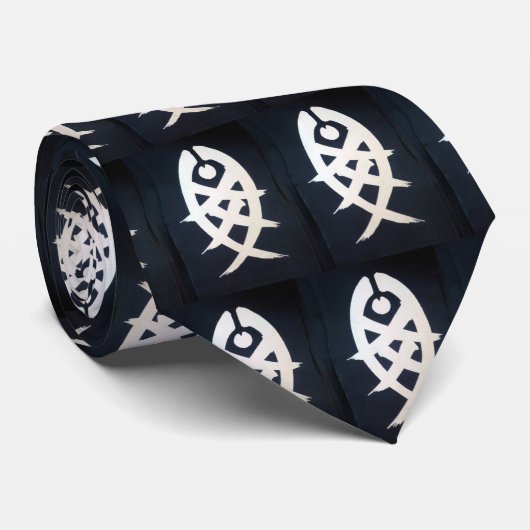 Cravate poissons (Roulé)