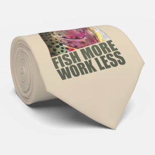 Cravate Poissons plus - Travaillez moins! Pêche à la tru