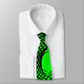Cravate Poissons secs de Deathrock vert (Attaché)