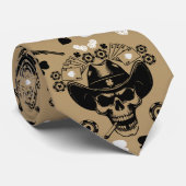 Cravate Poker thème Lucky (Roulé)
