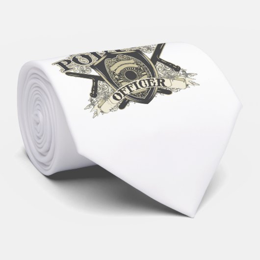 Cravate Policier vintage (Roulé)