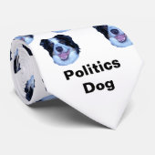 Cravate Politique Frontière Collie Va Écraser La Vérité (Roulé)