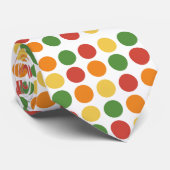 Cravate Polka Coloré (Roulé)