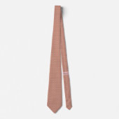 Cravate Polka Dot Camel Brown Minimal Classy (Devant)