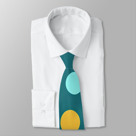 Cravate Polka Dot Circles Pastel Motif (Attaché)