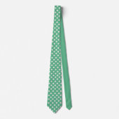Cravate Polka dots mint green (Devant)
