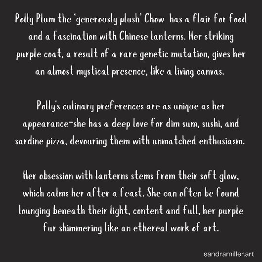 Cravate POLLY PLUM Chow chien