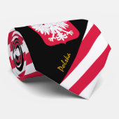 Cravate Pologne Stripes Cravate, affaires Polonais Drapeau (Roulé)