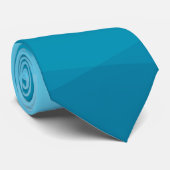 Cravate polygonal dégradé bleu (Roulé)