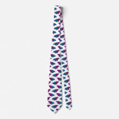 Cravate Polysexual Pride Flag Swallowtail Butterfly (Devant)