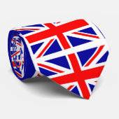 Cravate Pom britannique du R-U de drapeau de drapeau (Roulé)