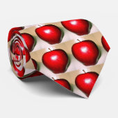 Cravate pomme rouge (Roulé)